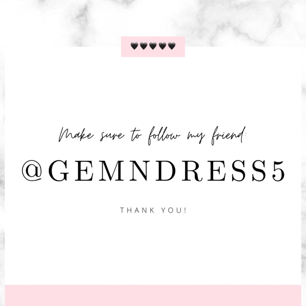 Make sure to follow and check out my friend’s closet!